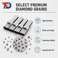 JINFDZHUN Disque de meulage diamanté multipoints en gros pour meuleuses d'angle, outil de dressage à tête carrée diamantée