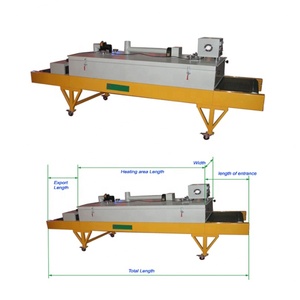 Four de séchage IR automatique à convoyeur pour sérigraphie de t-shirts, neuf et d'occasion, pour les industries agricoles avec encre à base de solvant - Product Image 6