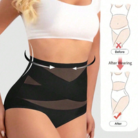 Shorts sculptants taille haute pour femmes grandes tailles, effet push-up fessier, post-partum, sans couture, naturels, sous-vêtements