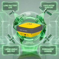 Peralatan Survei Dual Camera Alpha G3x RTK GNSS Matrice 400 Topografi Base Station Penerima GPS Diferensial