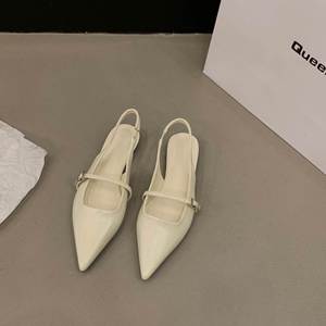 Spring Summer Fairy Niche Single Shoes Women Pointed Toe <b>Closed</b> Toe Flat All Match Comfortable Outdoor Temperament <b>Sandals</b> - Product Image 5