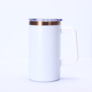 Vaso Térmico de Acero Inoxidable 304 con Aislamiento al Vacío de 20 oz, con Asa Extraíble, Chapado en Oro, para Regalos Empresariales, Venta al por Mayor - Product Image 6