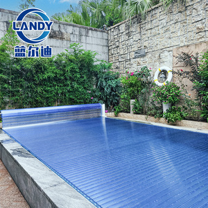 Couverture de <span class=keywords><strong>piscine</strong></span> en polycarbonate LANDY, étanche IP68, tube en acier inoxydable, garantie 3 ans - Anti-poussière, résistant aux UV - Product Image 3