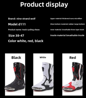 Bottes de moto imperméables et respirantes Jiugulang pour homme et femme, bottes courtes de course tout-terrain, antidérapantes, quatre saisons, pour moto tout-terrain