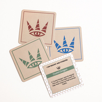 Carte de jeu personnalisée d'usine, services d'impression de cartes flash, carte d'affirmation positive