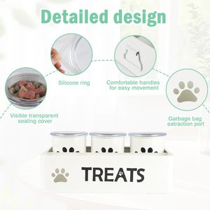 Thiết Kế Mới Con Chó Và Mèo Thực Phẩm Lưu Trữ <span class=keywords><strong>Container</strong></span> Bền Kín Mèo Thực Phẩm <span class=keywords><strong>Container</strong></span> Cho Vật Nuôi Chủ Chủ Vật Nuôi Lưu Trữ Hộp Chủ - Product Image 2