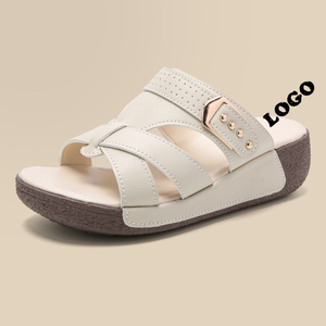 2024 New Summer Open Toe <strong>Women's</strong> Flat <strong>Sandals</strong> Breathable Anti-Slip Lace <strong>s</strong> Trendy Beach Casual Slippers for Ladies Zapatos - Product Image 1