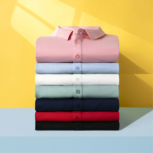 Haute qualité travail uniforme Polo <span class=keywords><strong>t</strong></span>-<span class=keywords><strong>shirt</strong></span> solide <span class=keywords><strong>personnalisé</strong></span> entreprise Logo broderie bureau d'affaires personnel vêtements de travail hommes Polo - Product Image 2
