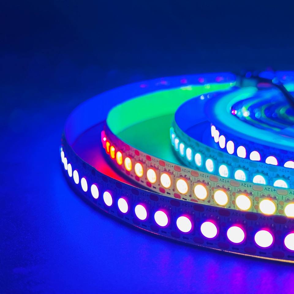 Individual Addressable RGBIC LED Strip 2815 Chip DC12V 5050 Digital LED ...