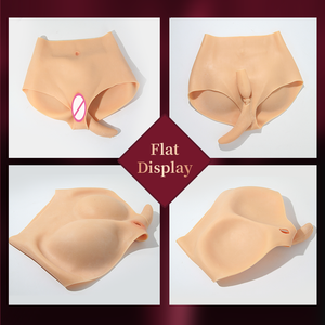 Calcinhas de Silicone de Cintura Alta com <span class=keywords><strong>Vagina</strong></span> Falsa, <span class=keywords><strong>Vagina</strong></span> Artificial para Transvestidos, Pode Ser Inserida para Homens CD que se Vestem de Mulheres - Product Image 4