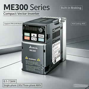 VFD ME300 5.5KW 400V อินเวอร์เตอร์ไดรฟ์ความถี่แปรผัน VFD13AME43ANSAA 3 เฟส ระบบสื่อสารโมดบัส ไดรฟ์ AC สำหรับพัดลม - Product Image 1
