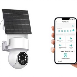 Cámara Domo Solar 4G de Bajo Consumo <span class=keywords><strong>ICSEE</strong></span> 1GK3, 13MP, 110V, Inalámbrica para Exteriores, WiFi, Compensación de Luz de Fondo, IP65 Impermeable, Almacenamiento en la Nube - Product Image 1