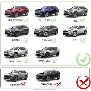 Sibor Barres transversales en alliage d'aluminium Rails <span class=keywords><strong>de</strong></span> <span class=keywords><strong>toit</strong></span> Porte-bagages pour Toyota <span class=keywords><strong>RAV4</strong></span> <span class=keywords><strong>2019</strong></span>-2025 Capacité 50kg 104x15x14 - Product Image 3