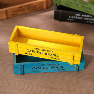 <b>Wooden</b> <b>Storage</b> Box Rectangular Multi Color Solid Wood Engraved Retro Style For Decorative Packaging - Product Image 2