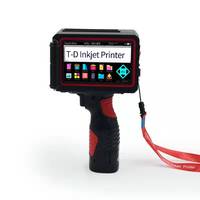 Impresora de inyección de tinta portátil de fuente grande de 50mm, paños de silicona de cuero, máquina impresora de pared de papel de Metal, codificador QR con fecha de caducidad
