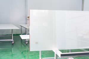 Vidrio Inteligente PDLC Personalizado de Fábrica, Vidrio Conmutable con Marco Negro Estrecho para División de Oficinas, Privacidad Eléctrica, Vidrio Esmerilado Transparente - Product Image 6
