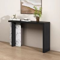 Console mobile de style français en pin, luxe léger, pour couloir, entrée, salon, décoration