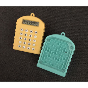 Mini Portable Calculator Pendant 8 Digits Battery Powered Keychain Gift Jewelry - Product Image 2