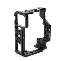 Cage vidéo BAFANG noire en alliage d'aluminium pour A7M3/R3/A9/A7R/A7 II avec griffe porte-accessoire, portable