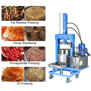 Prensa Hidráulica Eléctrica Comercial de 32L, Superficie de Contacto de Grado Alimenticio de Acero Inoxidable 304, Prensa para Frutas y Verduras - Product Image 6
