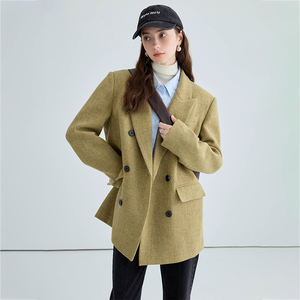 Abrigo de Lana Grueso de Estilo Retro Inglés de Invierno VEGA CHANG, Abrigo de Lana Cálido - Product Image 1