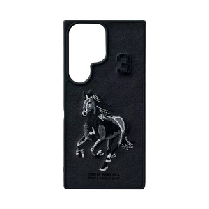 Étui de protection antichoc en cuir PU personnalisé avec broderie de dessin animé, couverture intégrale pour <span class=keywords><strong>Samsung</strong></span> S25 24 23 22 Ultra - Product Image 4