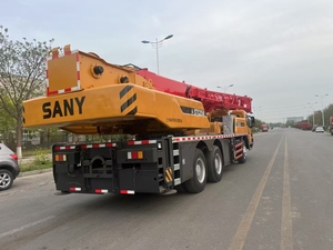 중고 SANY STC250 모바일 크레인 5단 텔레스코픽 붐 <span class=keywords><strong>25</strong></span>톤 리프팅 용량 트럭 크레인 - Product Image 2