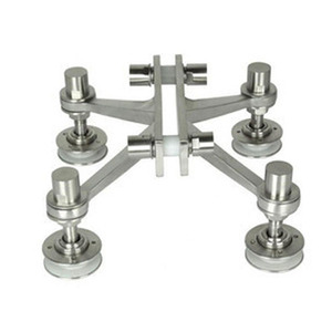 Zd फिट 10-18 मिमी मोटी स्पष्ट स्वभाव ग्लास पैनल निर्माण हार्डवेयर रेलिंग बाड़ स्टेनलेस स्टील के पर्दे की दीवार ग्लास मकड़ी - Product Image 3