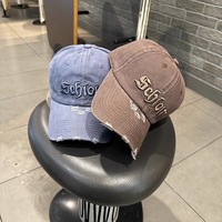Gorra de Béisbol Vintage con Logotipo Personalizado OEM, Gorra de Estilo Desgastado, Gorra de Moda Versátil para Protección Solar, Venta al Por Mayor de Fábrica