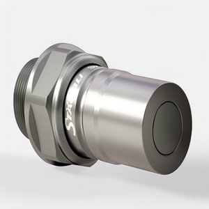 Accouplement rapide modulaire Stubli RBE 30 mm à bouton-poussoir pour le traitement des barres d'acier - Product Image 2