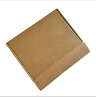 Boîte d'emballage personnalisée à fermeture éclair détachable pour coton-tiges, en carton ondulé kraft recyclé, gaufrage, cadeau artisanal