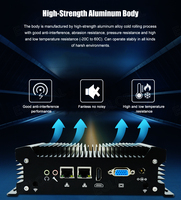 Mini Ordenador Industrial sin Ventilador EGLOBAL, Intel Core G12B-i3-1215U, DDR4, M.2 SSD, Win10, VGA, HD, WiFi, 2*RJ45 Giga LAN, Linux, Mini PC