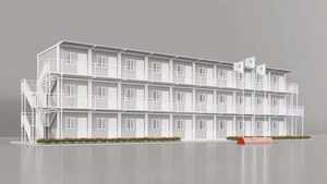 Paquet plat modulaire de luxe de maison de vacances 20 ou conteneur détachable pour l'usage résidentiel ou d'immeuble de bureaux - Product Image 5