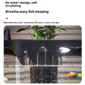 Tortue Fish tank Ménage Petit <span class=keywords><strong>Aquarium</strong></span> Haute Définition Transparent Écologique Aquariume De <span class=keywords><strong>Salon</strong></span> - Product Image 4