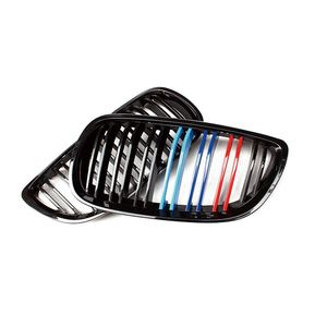 Rejilla central de ABS de doble listón para <span class=keywords><strong>BMW</strong></span>, rejilla delantera de riñón doble, modelos Serie 3, E92, E93, <span class=keywords><strong>335i</strong></span>, M3, GTS, <span class=keywords><strong>2006</strong></span> + - Product Image 5