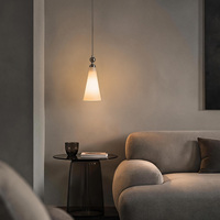 Lampe suspendue en verre givré Aisilan de haute qualité pour usage commercial, pour table à manger, îlot de cuisine, lampe suspendue LED