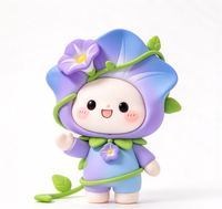 Figurine de collection OEM personnalisée en PVC et ABS, série Blind Box, personnage mignon Morning Glory, jouet artistique en vinyle, création sur mesure en usine