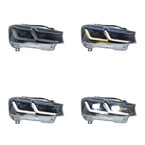 Pour <span class=keywords><strong>BMW</strong></span> X3 F25 / <span class=keywords><strong>X4</strong></span> F26 2010-2017, ensemble de phares LED bleus avec feux de jour, mise à niveau des phares avant - Product Image 5