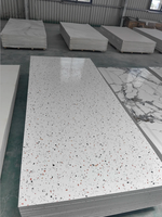 Panneau mural en PVC marbré Nano UV avec finition brillante pour la décoration intérieure des couloirs et des réceptions d'hôtels de luxe