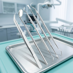 Stainless Steel Manual Double-Ended Dental Scaler Curette CE Certified Class I <b>Plaque</b> <b>Removal</b> Dental Hygiene Cleaning - Product Image 3