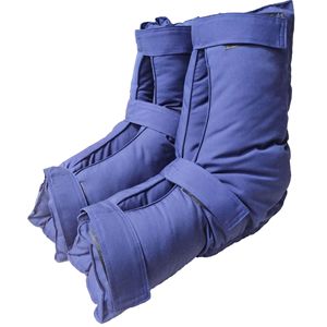 Anti Pressure Sore Heel Pads Blue Cotton One Size For Bedridden Patients Foot Protection <b>Ankle</b> <b>Support</b> - Product Image 2