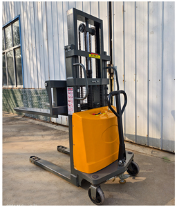 מעך חצי חשמלי מעך מחומר מלגזה מחסן reaimer עם מעלית מזרן לניהול אחסון יעיל - Product Image 4