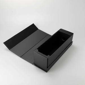 <span class=keywords><strong>Precio</strong></span> de fábrica, <span class=keywords><strong>caja</strong></span> de vino tinto plegable creativa, embalaje plegable en relieve para té, Vodka, soda, Tequila, ahorro de espacio para almacenamiento - Product Image 3