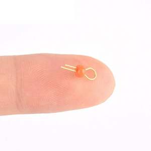 10 Uds puntos de prueba de PCB placa de circuito PCB Pines de prueba cuentas de prueba de cerámica chapadas en oro cilíndricas - Product Image 2