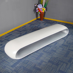 Modern Minimalist <b>Plastic</b> <b>Bench</b> For Mall Commercial Furniture Durable Design - Product Image 1