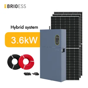 3,6 кВт 5 кВт, система солнечной энергии, полный гибридный набор, 3,6 кВт, система солнечной панели для хранения для дома