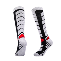 Chaussettes de ski chaudes et épaisses en tricot pour homme et femme - Absorbantes comme un torchon - Spandex/Nylon/Coton