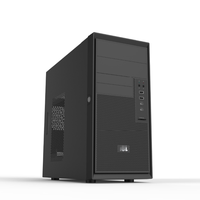 Gabinete de Microcomputadora Mini Torre OEM SPCC/SGCC de 0.5mm con Lector de Tarjetas, 2 USB y 2 Tipo C