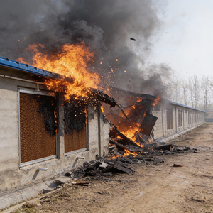 7090 Nuevo Panel de Enfriamiento Ignífugo para Pared de Invernadero Avícola y Granja de Pollos, para Control de Temperatura y Reducción de Incendios - Product Image 3
