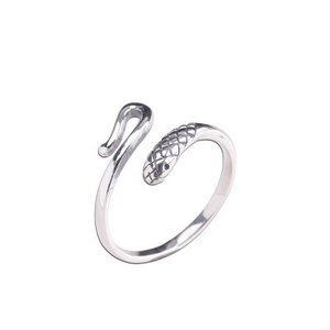 <span class=keywords><strong>Anello</strong></span> a <span class=keywords><strong>Serpente</strong></span> Regolabile in <span class=keywords><strong>Argento</strong></span> per Ragazze a Prezzo Conveniente - Product Image 3